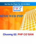 Bài giảng Lập trình web PHP - Chương 02: PHP cơ bản - Trường ĐH SP Tp. HCM