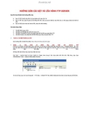 Hướng dẫn cài đặt và cấu hình fpt server