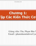 Bài giảng Kỹ thuật lập trình nâng cao: Chương 1 - ThS. Phạm Đào Minh Vũ