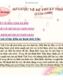 Sơ lược về Mỹ thuật thời Trần (1226-1400)