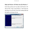 Hình ảnh Windows XP Mode trên nền Windows 7