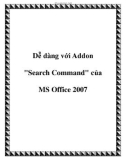 Dễ dàng với Addon Search Command của MS Office 2007