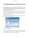 Tìm hiểu BitDefender Total Security 2011