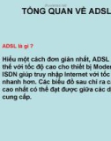 TỔNG QUAN ADSL