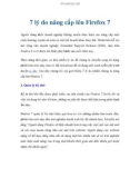 7 lý do nâng cấp lên Firefox 7