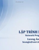 Bài giảng Lập trình mạng (Network Programming): Chương 1 - Lương Ánh Hoàng