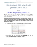 Thủ Thuật Thiết Kế Web Với Joomla 1.0x và 1.5x part 7