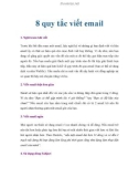 8 quy tắc viết email