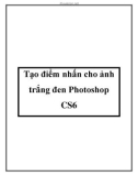 Tạo điểm nhấn cho ảnh trắng đen Photoshop CS6