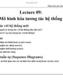 Lecture 09: Mô hình hóa tương tác hệ thống