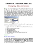 Khóa Hàm Thụ Visual Basic 6.0_Chương 7