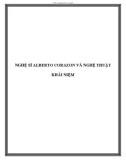 NGHỆ SĨ ALBERTO CORAZON VÀ NGHỆ THUẬT KHÁI NIỆM