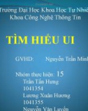 TÌM HIỂU UI