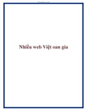 Nhiều web Việt oan gia