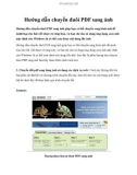 Hướng dẫn chuyển đuôi PDF sang ảnh