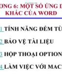 Ứng dụng khác của word