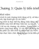 Nguyên lý hệ điều hành - Chương 3