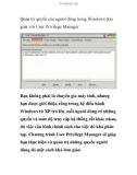 Quản trị quyền của người dùng trong Windows đơn giản với User Privilege Manager