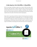 6 tính năng hay trên LibreOffice và OpenOffice