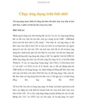 Chạy ứng dụng trên bút nhớ