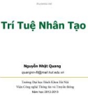 Bài giảng Trí tuệ nhân tạo: Giải quyết vấn đề - Nguyễn Nhật Quang