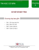 TIN HỌC CƠ BẢN: Chương 2