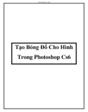 Tạo Bóng Đổ Cho Hình Trong Photoshop Cs6