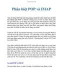 Phân biệt POP và IMAP