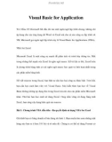 Visual Basic for Application