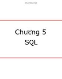 Bài giảng Cơ sở dữ liệu - Chương 5: SQL