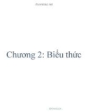 Bài giảng Kỹ thuật lập trình - Chương 2: Biểu thức