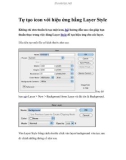 Tự tạo icon với hiệu ứng bằng Layer Style