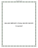 HOA SEN TRÊN BỨC CỔ HOẠ MỸ THUẬT TRUYỀN THUYẾT VÀ LỊCH SỬ