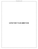 GỐM MỸ THUẬT VIỆT NAM 4000 NĂM