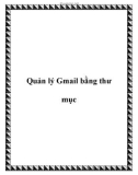 Quản lý Gmail bằng thư mục