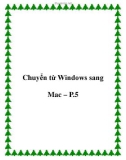 Chuyển từ Windows sang Mac – P.5