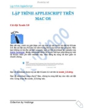 Lập trình AppleScript trên Mac OS part 6