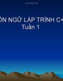 Ngôn ngữ lập trình C++ 1