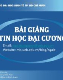 Bài giảng Tin học đại cương: Phần 2 - ThS. Lê Thị Quỳnh Nga