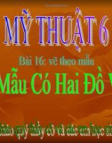 Vẽ theo mẫu