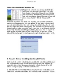 Chỉnh sửa registry cho Windows XP