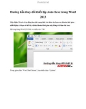 Hướng dẫn thay đổi thiết lập Auto-Save trong Word 2013