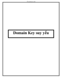 Domain Key suy yếu