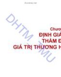 Bài giảng Định giá và chuyển nhượng thương hiệu - Chương 3: Định giá và thẩm định giá trị thương hiệu