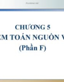 Kiểm toán phần 2 (ThS. Nguyễn Văn Thịnh) - Chương 5 (F)