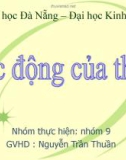 Tác động của thuế