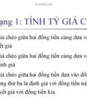 BÀI TẬP VỀ TÍNH TỶ GIÁ CHÉO