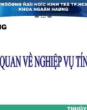 Tổng quan về nghiệp vụ tín dụng