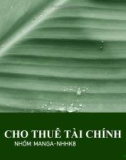 Cho Thuê tài chính