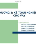 Bài giảng Kế toán ngân hàng thương mại: Chương 3